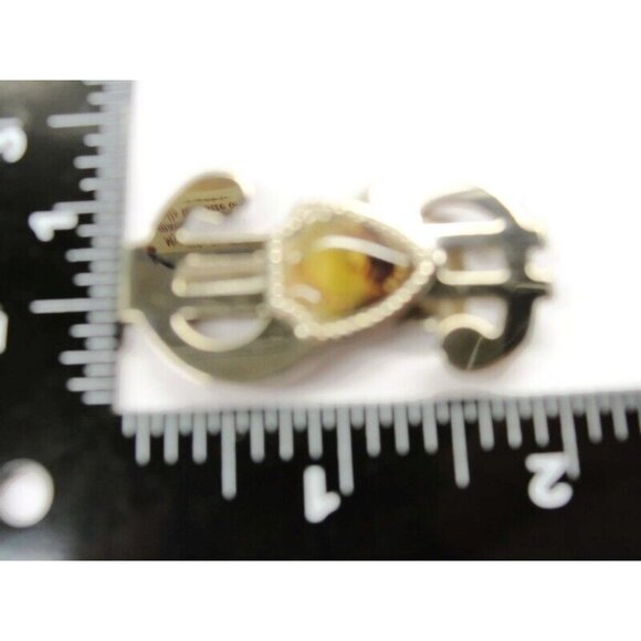 Dollar $ Money Clip Cheaha State Park Alabama Silver-Tone StainlessVtg Cash - Picture 5 of 7